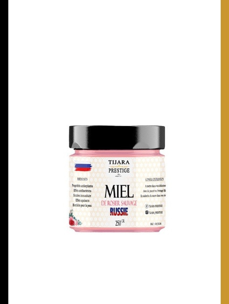 Pot de miel de rosier sauvage de Russie 250 g, Tijara Prestige