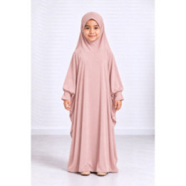 Robe de prière enfant 1177  rose