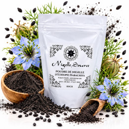 Poudre de Graines de Nigelle habachia Certifiées - Nigelle Source