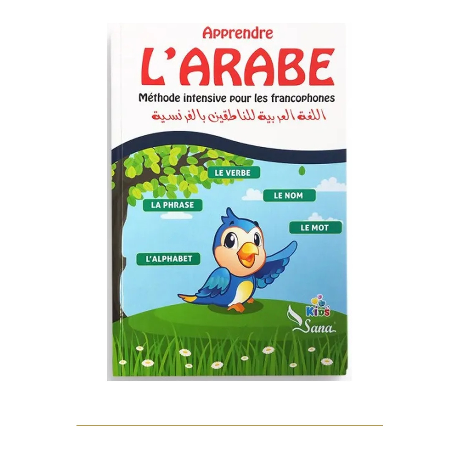 Couverture de face | Apprendre l’arabe | Méthode intensive | Sana