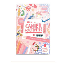 Couverture de face | Cahier d’activités Houroufs | 48 cartes bonus