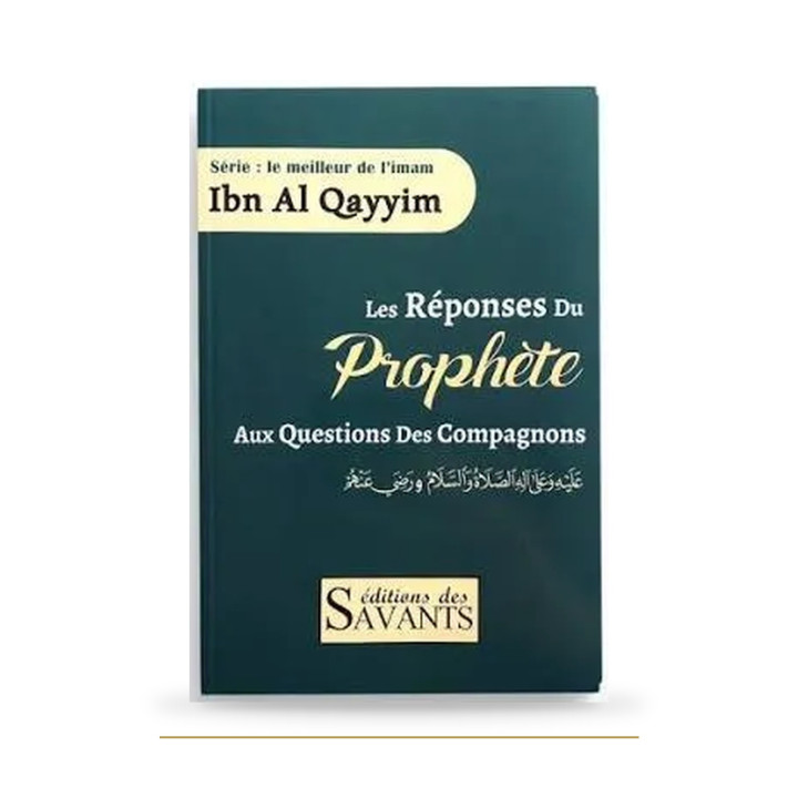 Réponses du Prophète aux compagnons — Ibn al-Qayyim — couverture du livre