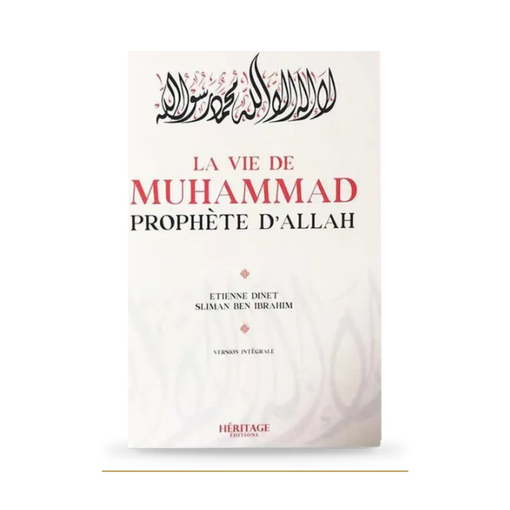 La vie de Muhammad — Dinet — Édition Héritage — couverture du livre