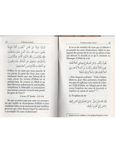 Te hâtes-tu à faire le bien?