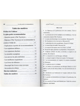 La plus petite recommandation pour une réforme de la Religion et de la Vie d'ici-bas