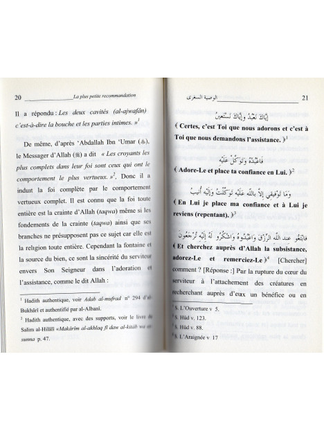 La plus petite recommandation pour une réforme de la Religion et de la Vie d'ici-bas