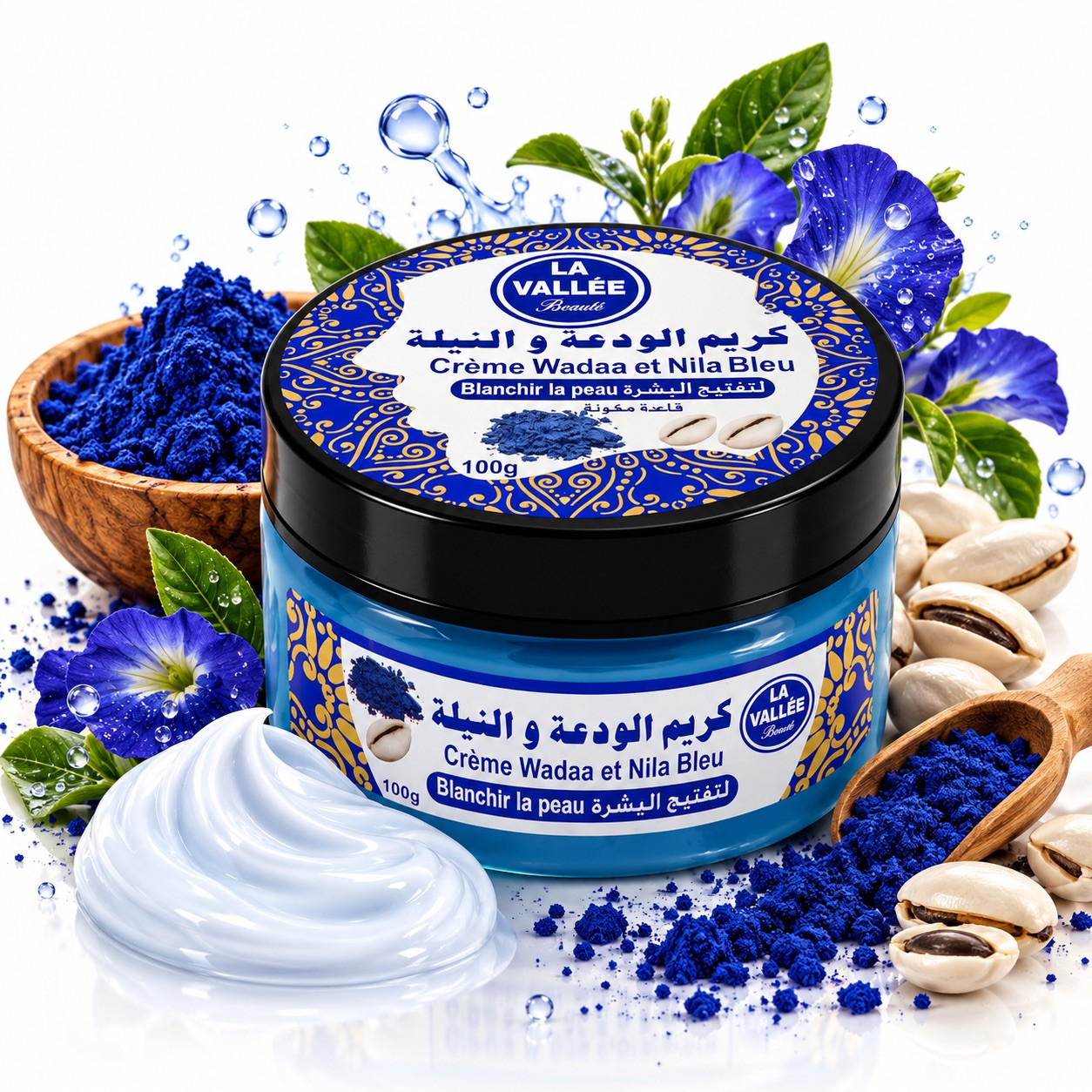 Crème à la poudre de nila 100 g | Visage et corps