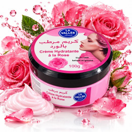 Crème à la rose | Bienfaits pour la peau | Contenance 100g
