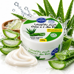 Crème à l'aloe vera | Soin bénéfique pour la peau | 100g