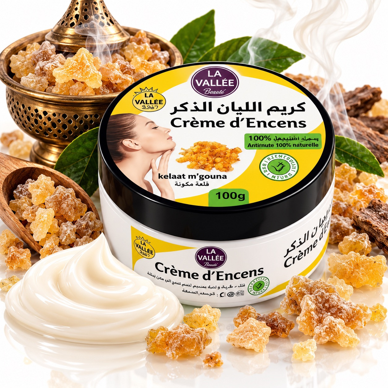 Crème encens ( louban dakar) - La vallée 100g