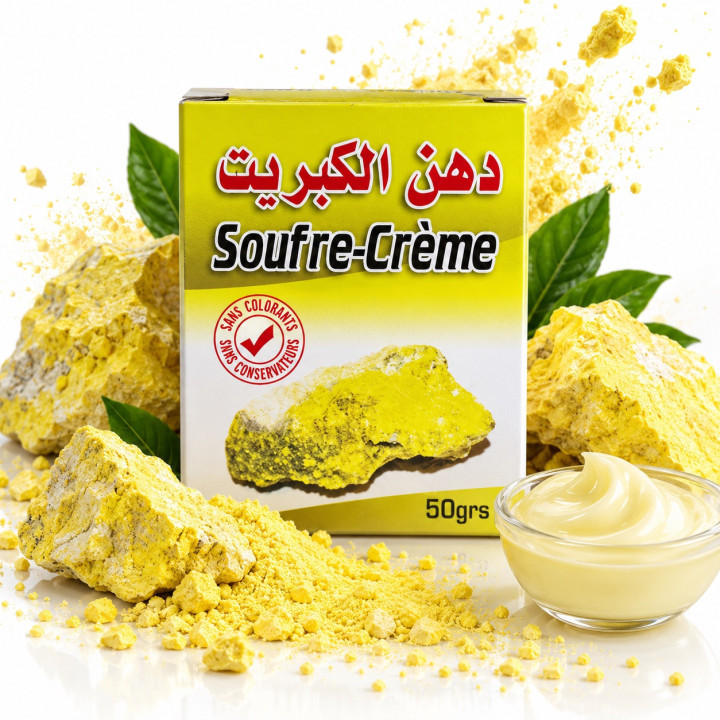 Crème au soufre | Bienfaits nombreux pour la peau | Achat en France