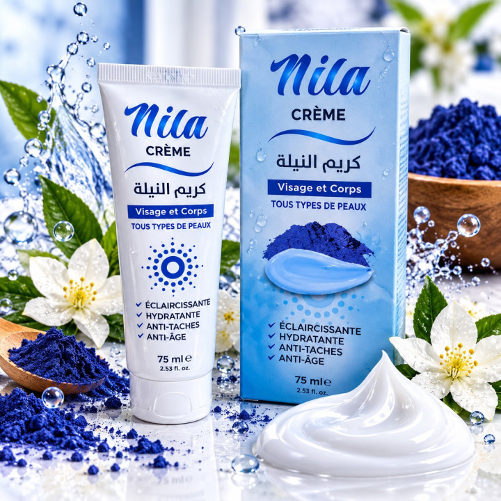 Crème au nila visage et corps 75 ml | Ridouane