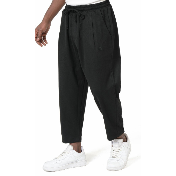 Sarouel Classik Flanel QTS1034 - noir - Qabail