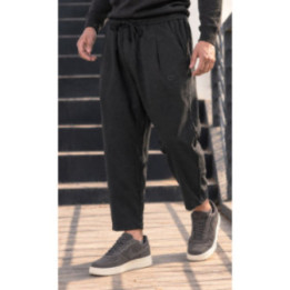 Sarouel Classik Flanel QTS1034 - noir - Qabail