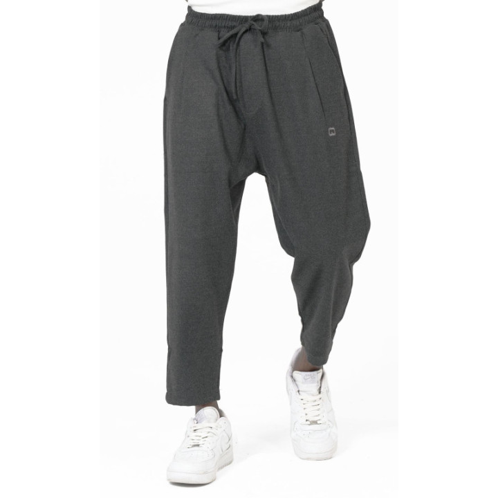 Sarouel Classik Flanel QTS1034 - anthracite - Qabail
