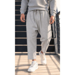 Sarouel Classik Flanel QTS1034 - gris - Qabail