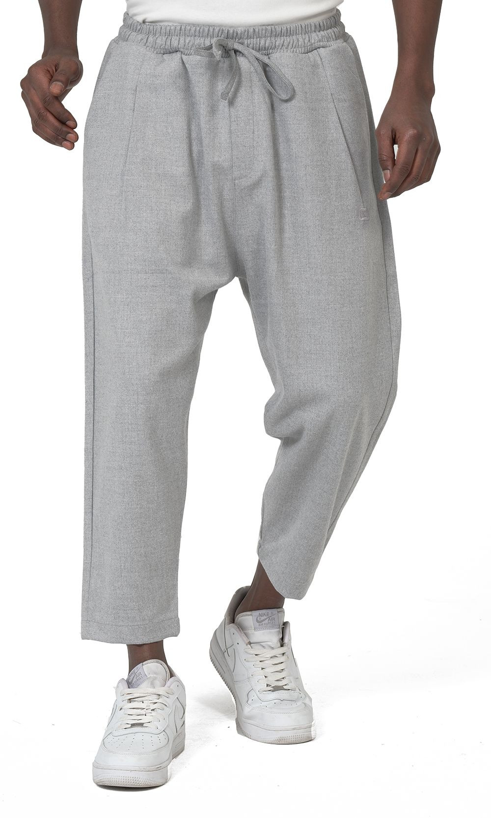 Sarouel Classik Flanel QTS1034 - gris - Qabail