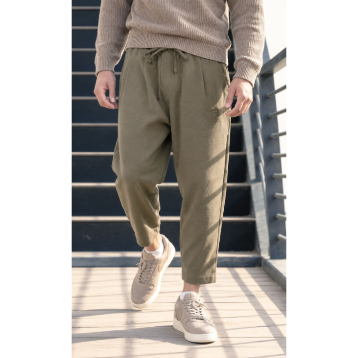 Sarouel Classik Flanel QTS1034 - kaki - Qabail