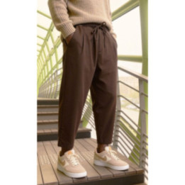 Sarouel Classik Flanel QTS1034 - coffee - Qabail