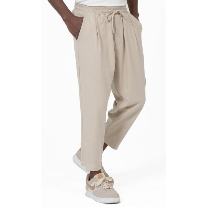 Sarouel Classik Flanel QTS1034 - beige - Qabail