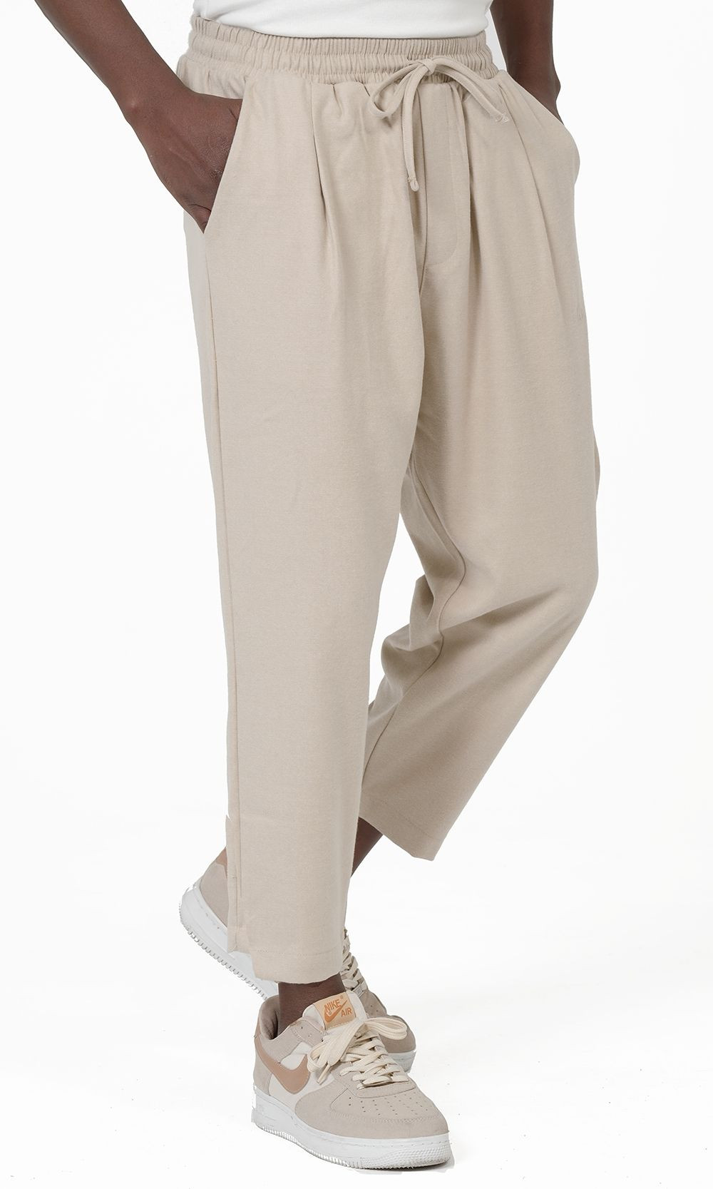 Sarouel Classik Flanel QTS1034 - beige - Qabail