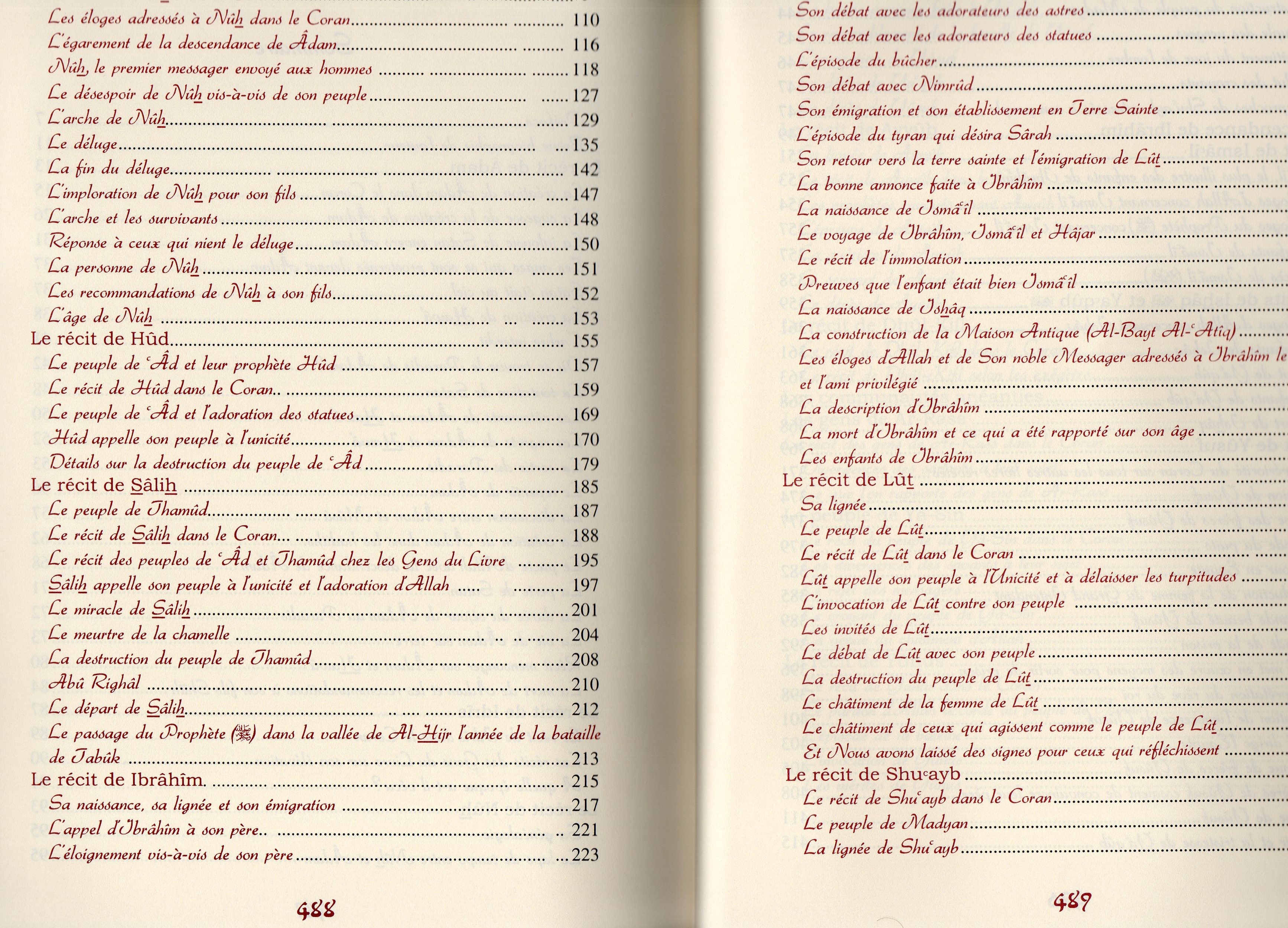 L'AUTHENTIQUE DES RECITS DES PROPHETES 2 VOLUMES