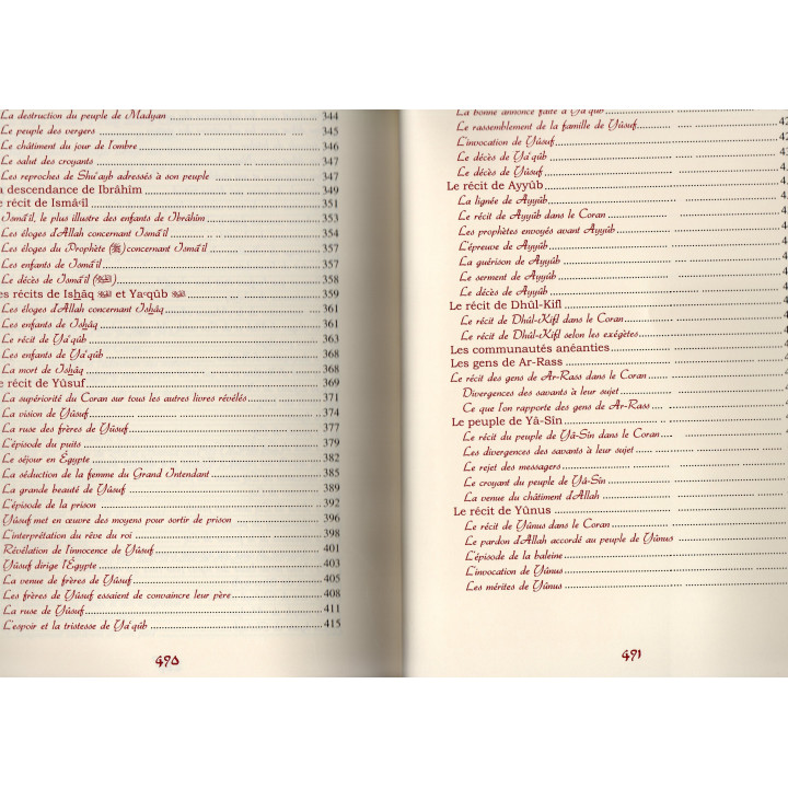 L'AUTHENTIQUE DES RECITS DES PROPHETES 2 VOLUMES
