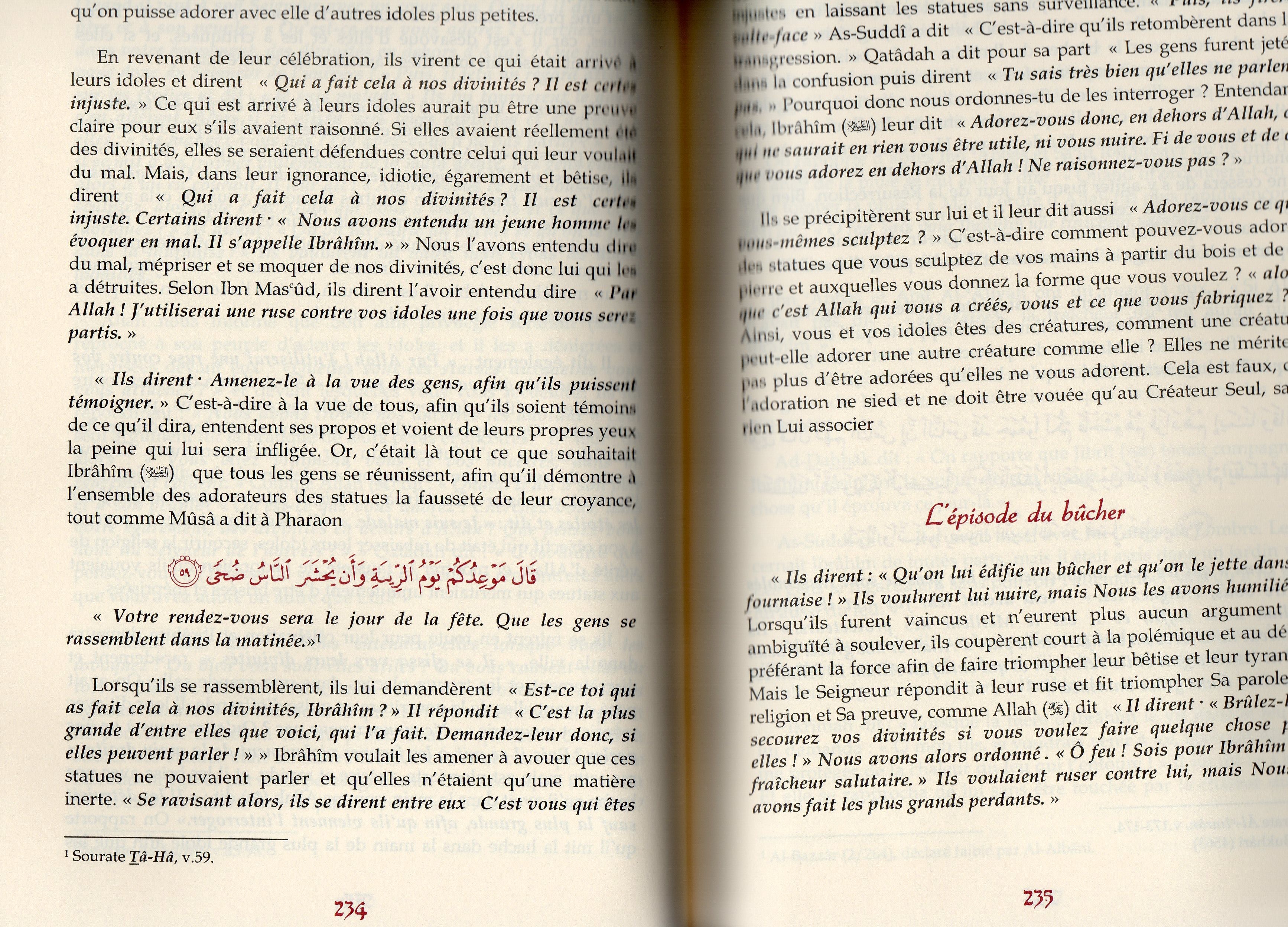 L'AUTHENTIQUE DES RECITS DES PROPHETES 2 VOLUMES