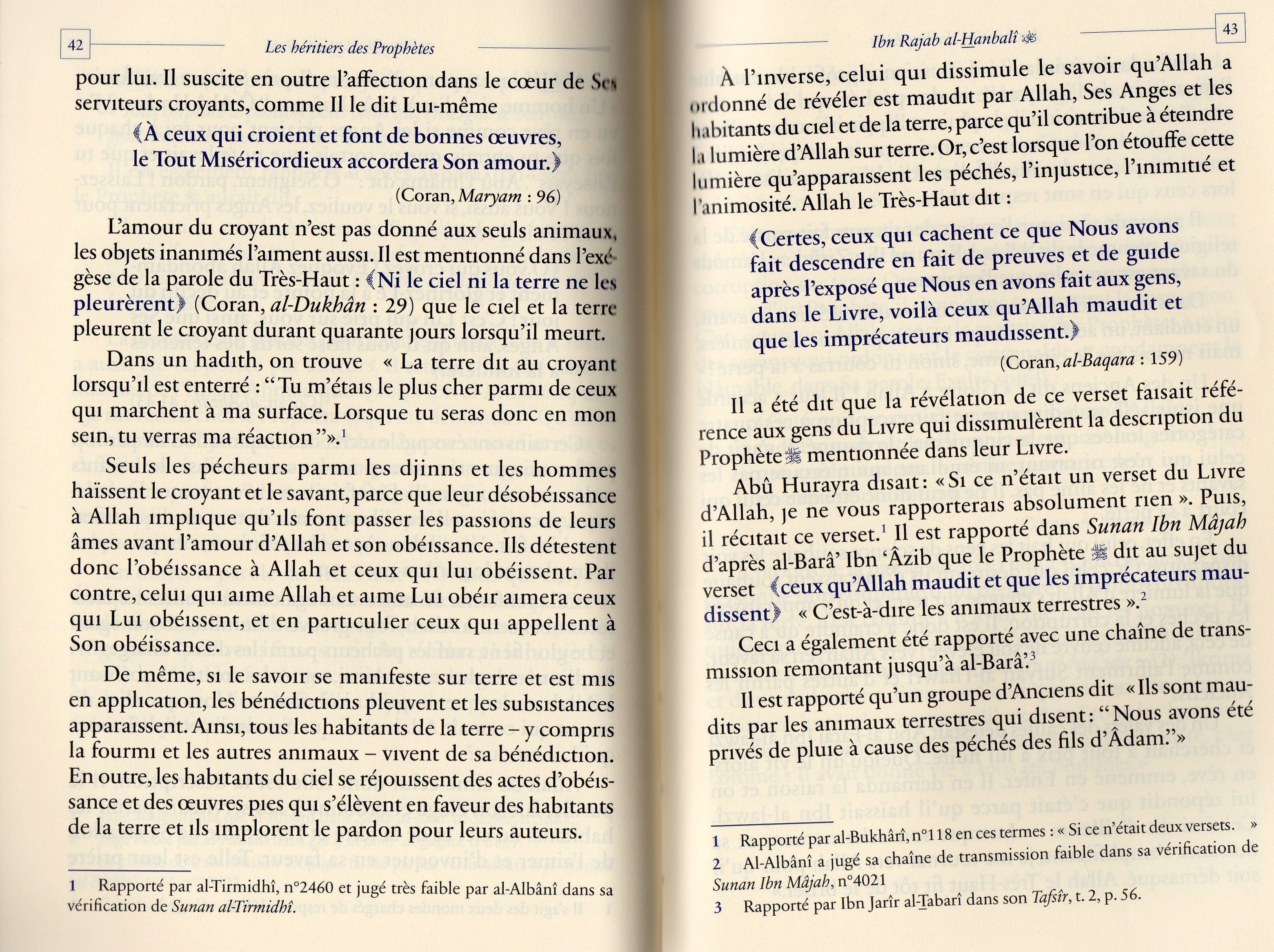 LES HERITIERS DES PROPHETES 