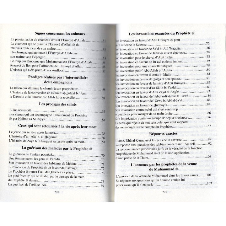 les miracles du prophete
