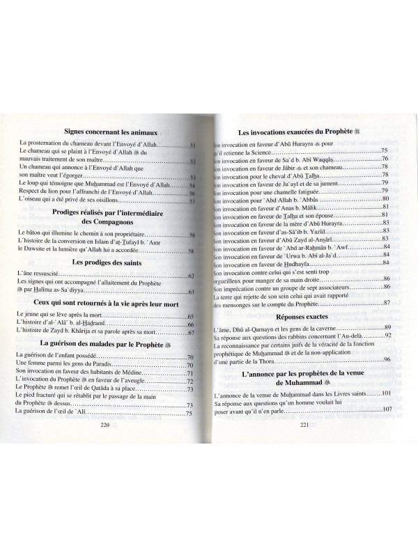 les miracles du prophete