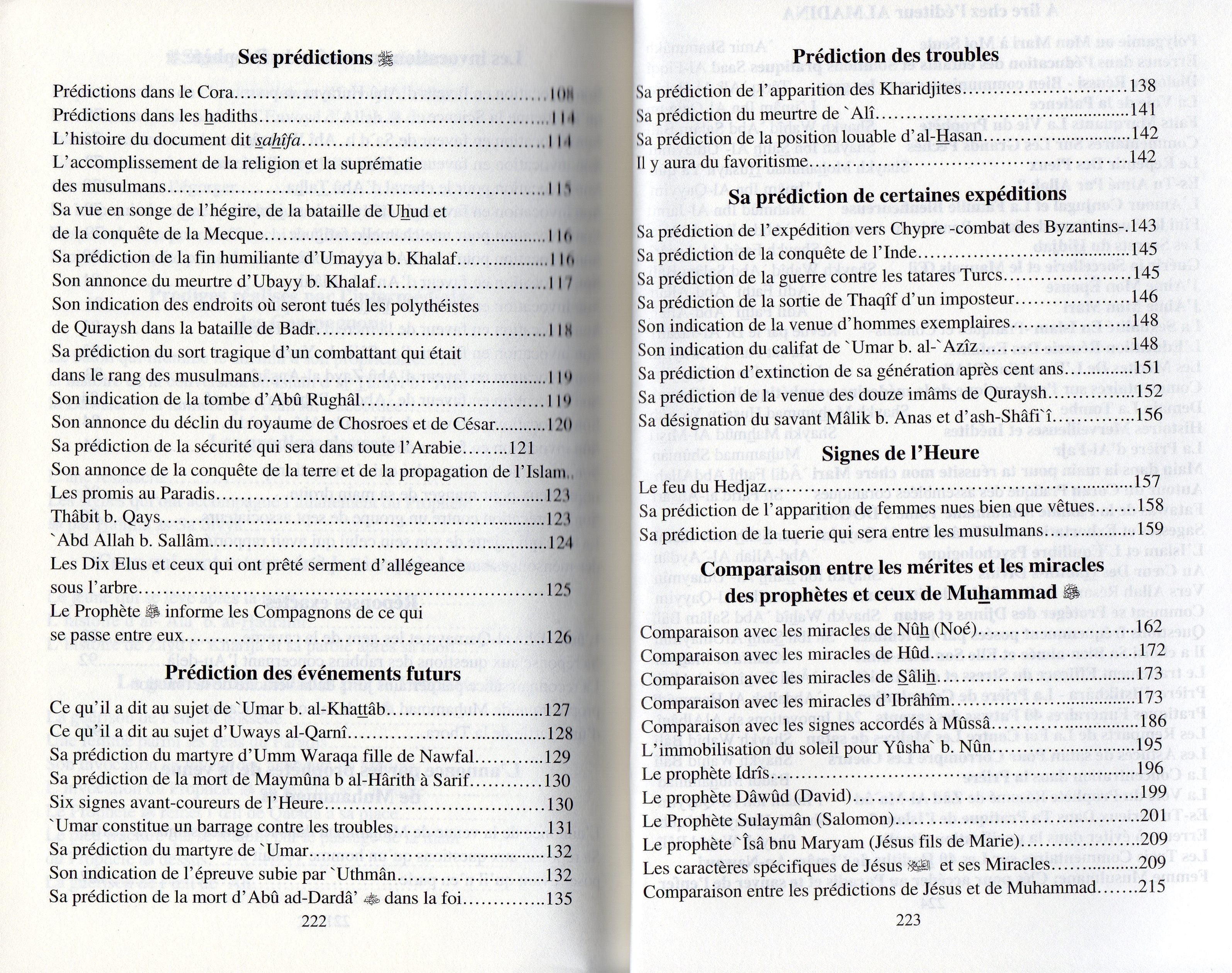 les miracles du prophete