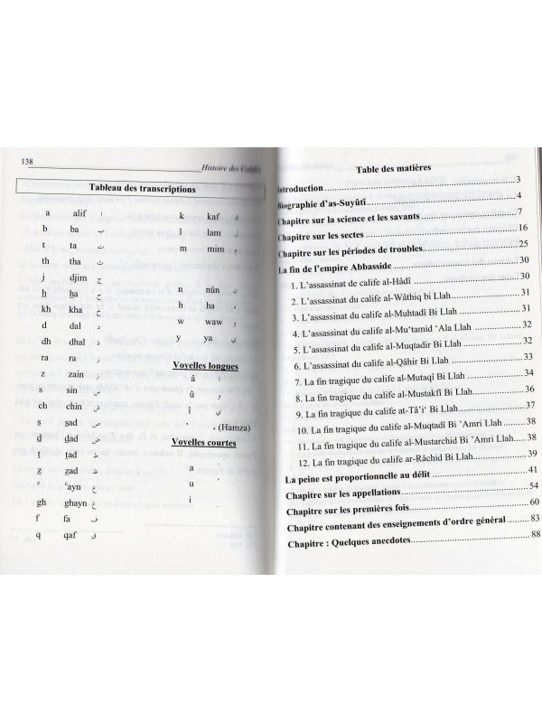 L'HISTOIRE DES CALIFES