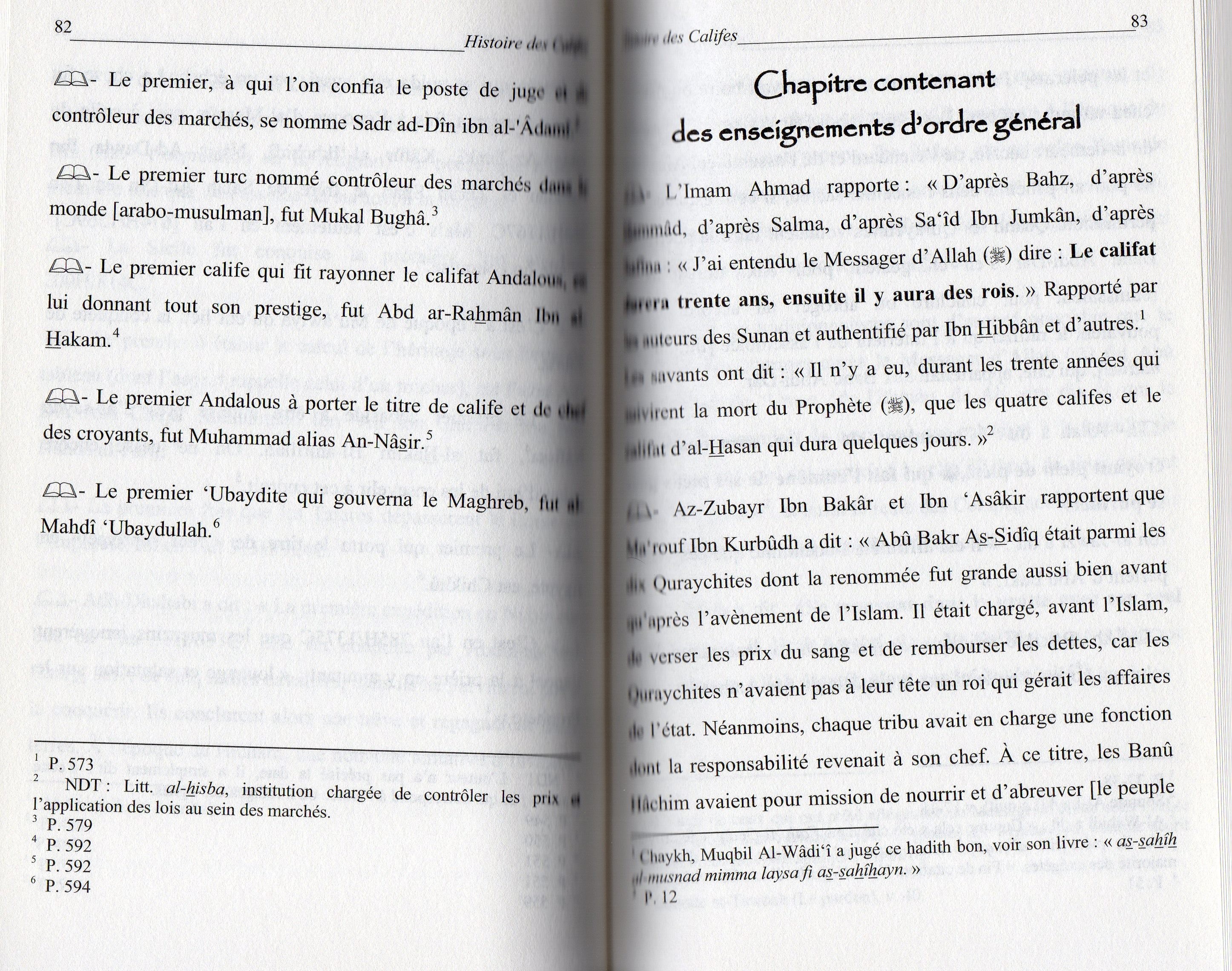 L'HISTOIRE DES CALIFES