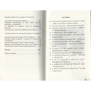 LE CONCEPT DE LA SUNNA ET DE L'UNANIMITE