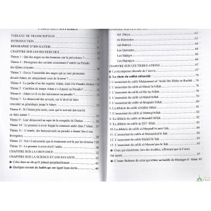 CLASSIFICATION DES POINTS NOTABLES DE AL BIDAYA WA AN NIHAYA