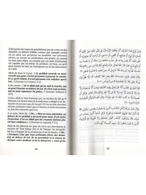 TROIS LIVRES DANS LA CROYANCE