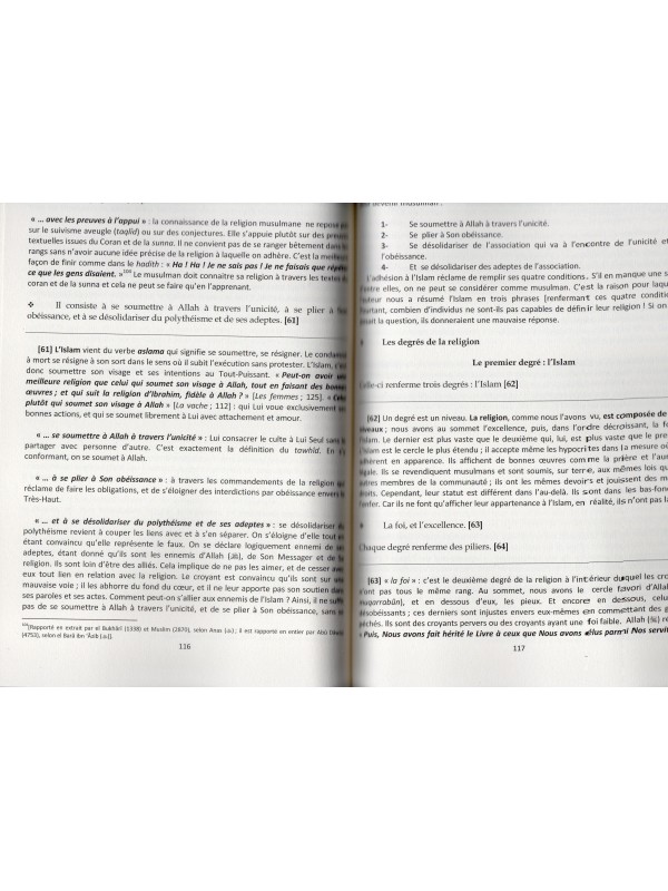 LE COMMENTAIRE DES TROIS PRINCIPES FONDAMENTAUX CHEIKH SALIH EL FAWZAN