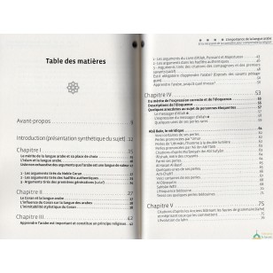 L'IMPORTANCE DE LA LANGUE ARABE