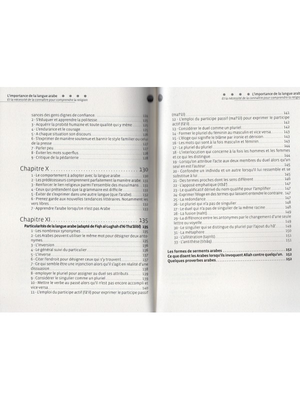 L'IMPORTANCE DE LA LANGUE ARABE