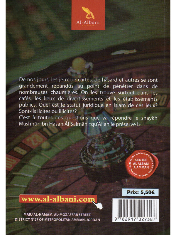 Les jeux de cartes et de hasard