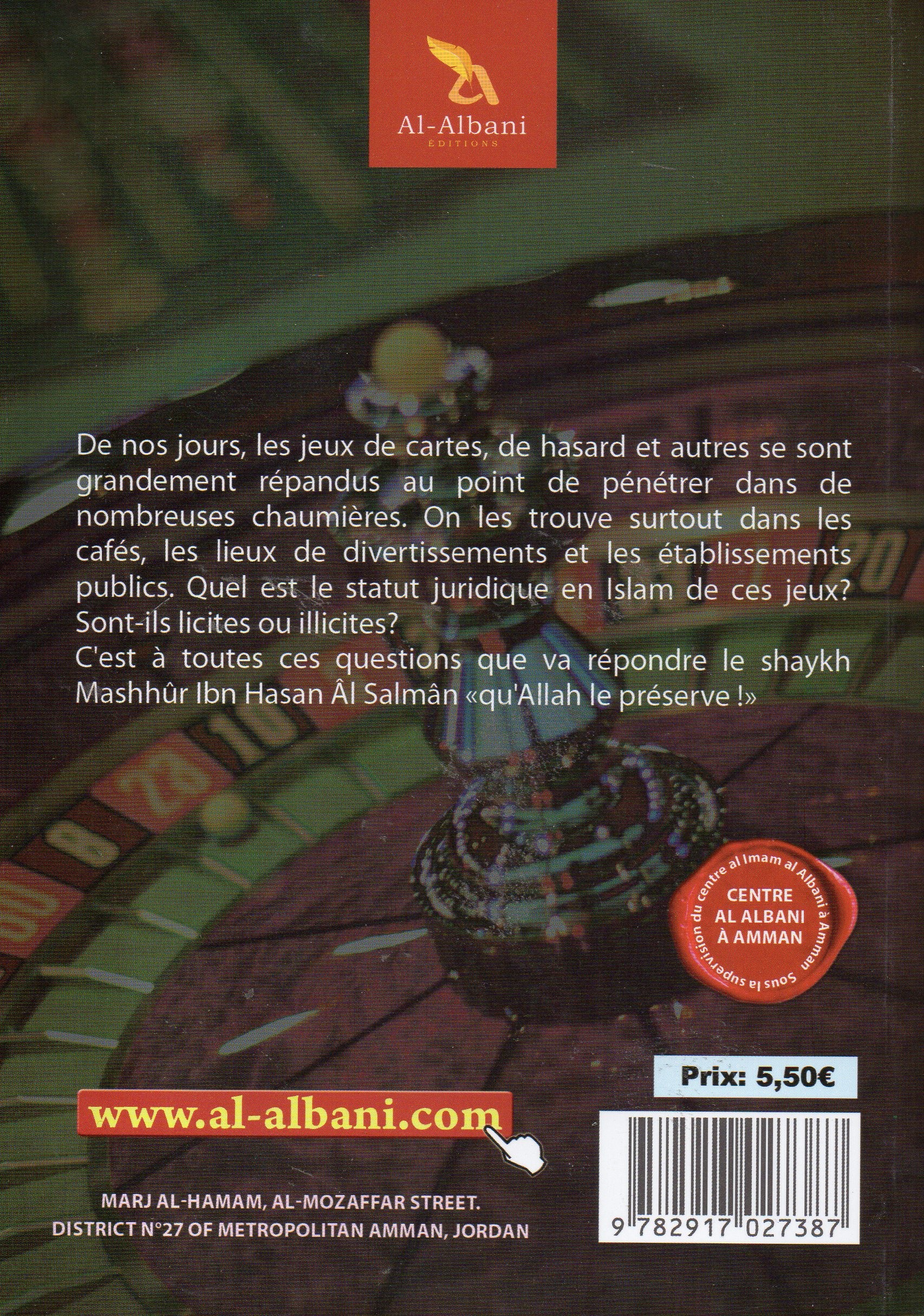 Les jeux de cartes et de hasard