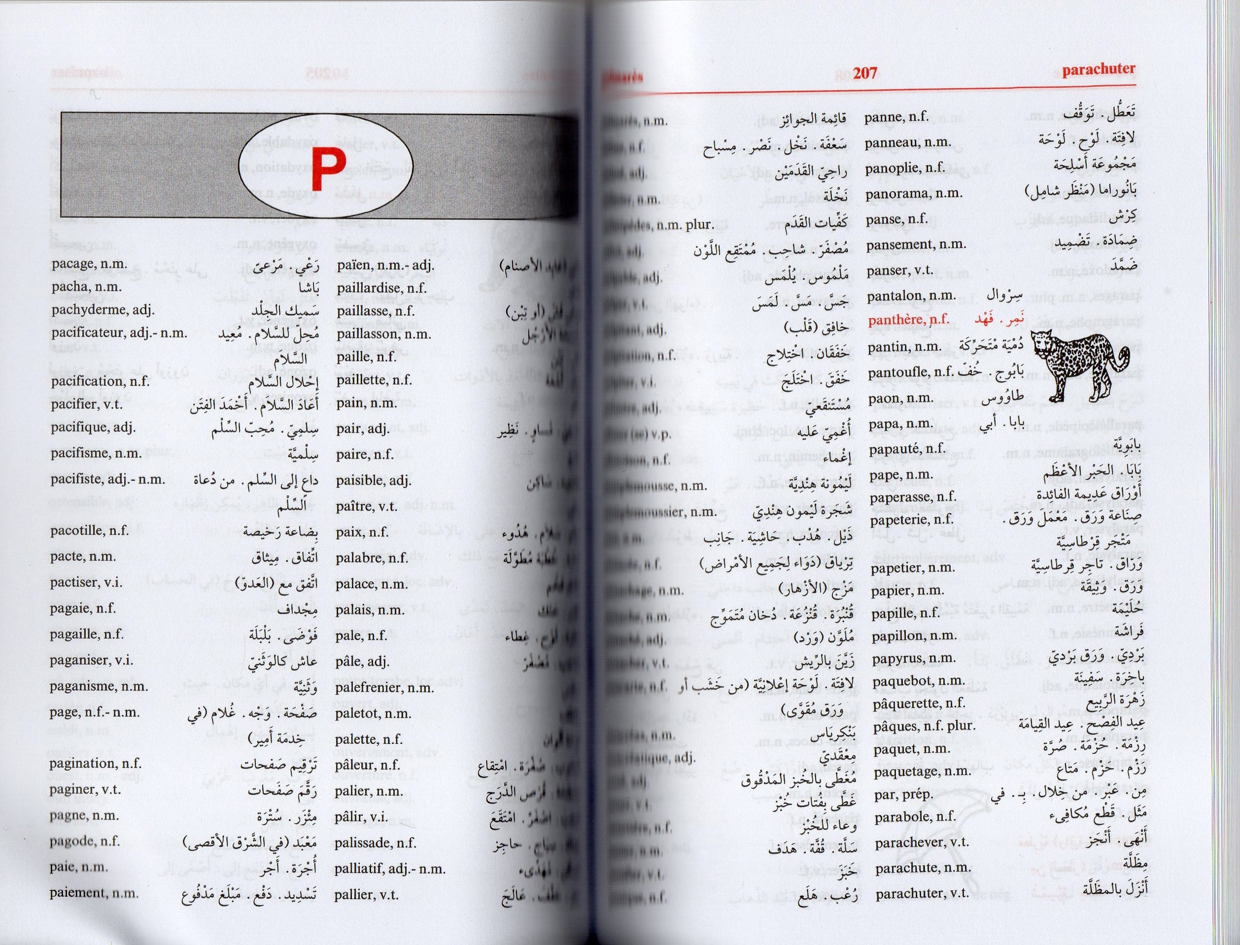 DICTIONNAIRE DES ELEVES  FRANCAIS ARABE PETIT FORMAT
