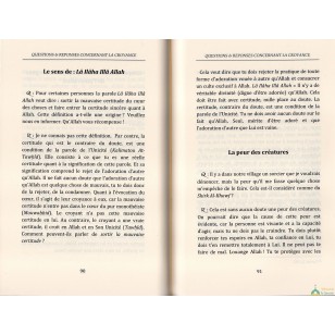 QUESTIONS ET REPONSES CONCERNANT LA CROYANCE