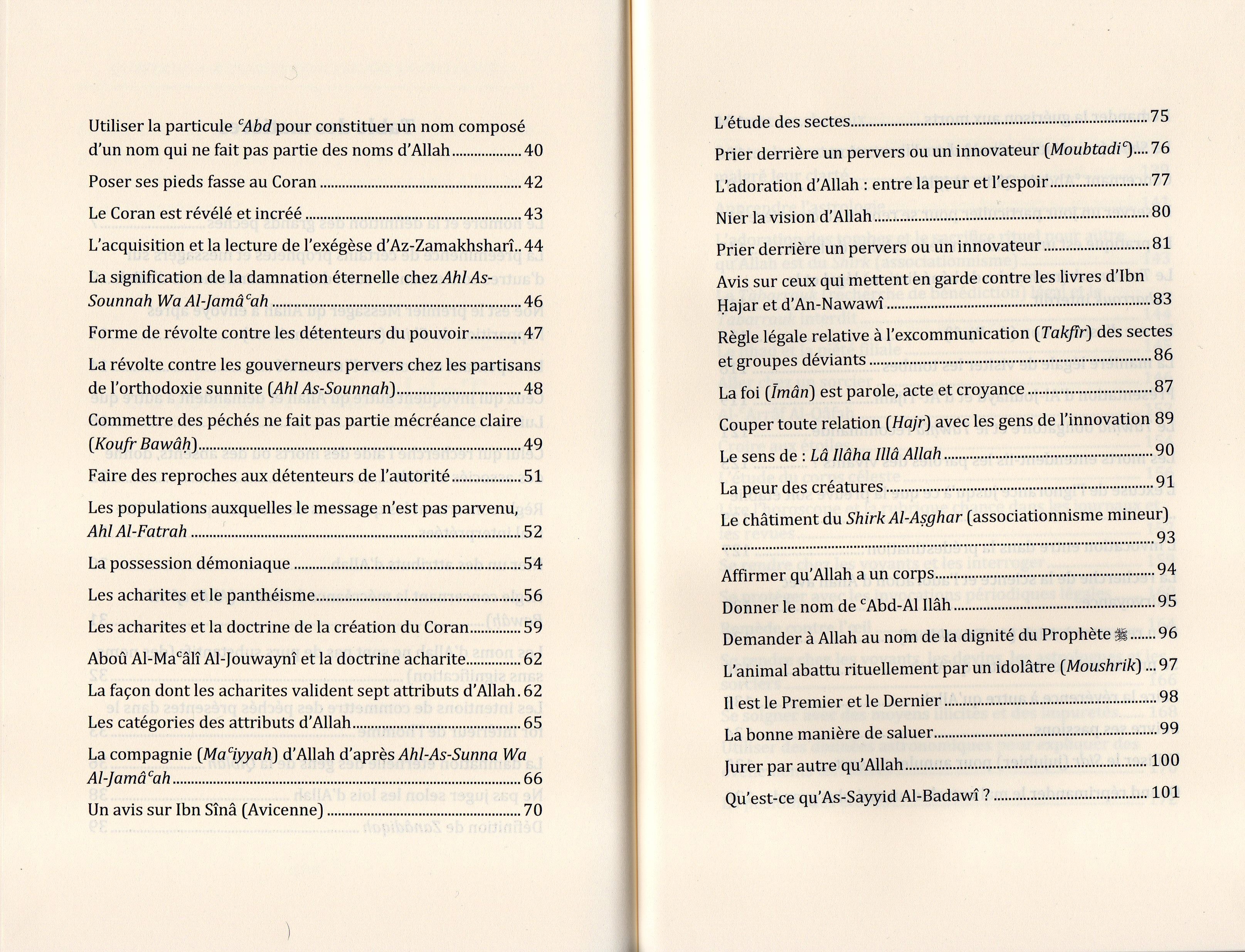 QUESTIONS ET REPONSES CONCERNANT LA CROYANCE