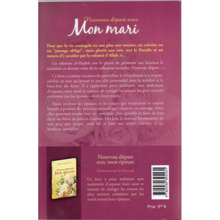 Nouveau départ avec mon Mari