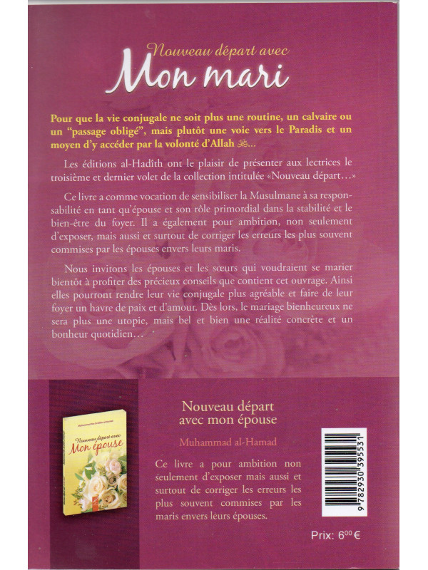 Nouveau départ avec mon Mari