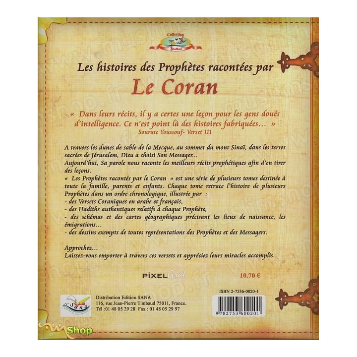 Les Histoires des Prophètes racontées par le Coran - Tome 1 : Adam, Noe et Idriss