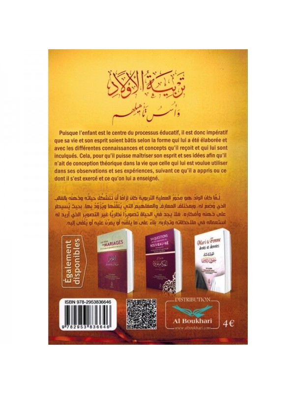 L'EDUCATION DES ENFANTS ET LES BASES DE LEUR FORMATION