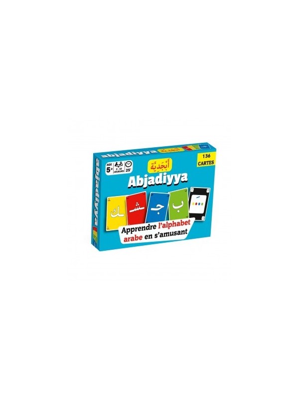 Jeu de cartes « Abjadiyya » - Apprendre l'alphabet arabe en s'amusant